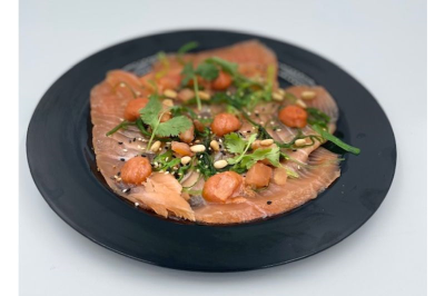 Carpaccio van wilde zalm -gravad lax